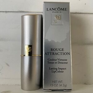 Vintage NIB Lancome Paris Rouge Attraction Lipstick Radiant 7X122 Lasting Impact